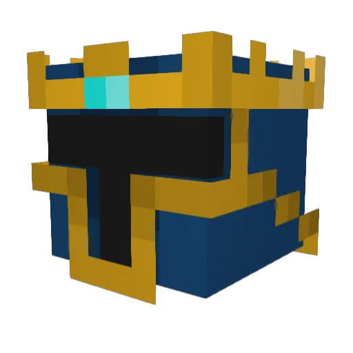 Vayne4Life Minecraft avatar head, 3D render