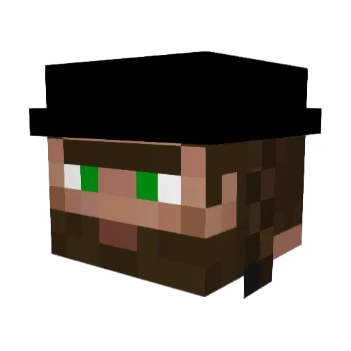 Vayronn__ Minecraft avatar head, 3D render