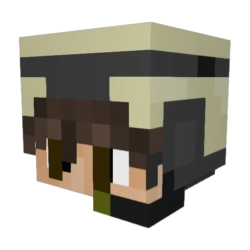 Vayven2004 Minecraft avatar head, 3D render