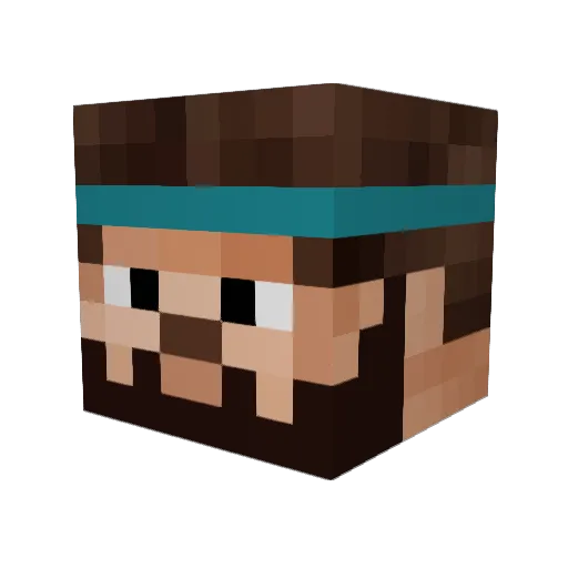 Vayzerdlord Minecraft avatar head, 3D render