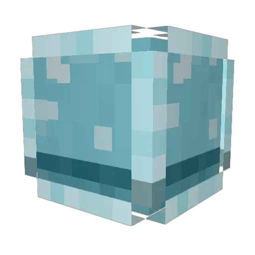 Vazorian Minecraft avatar head, 3D render