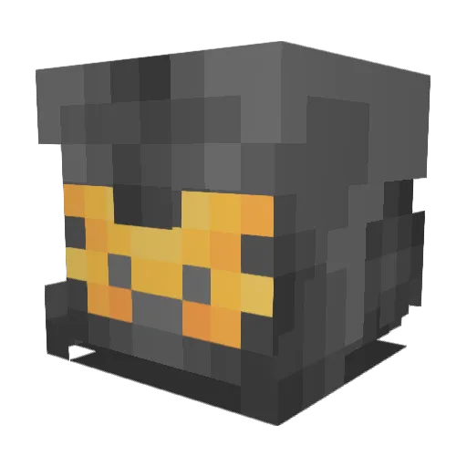 Vazquazi Minecraft avatar head, 3D render
