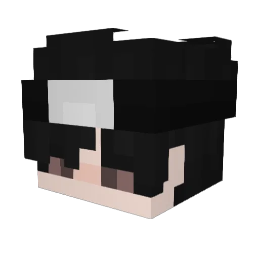 Vazrik Minecraft avatar head, 3D render
