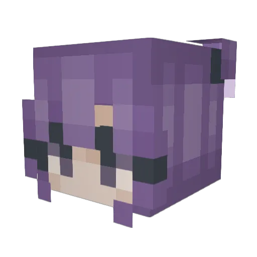 Vbabe5 Minecraft avatar head, 3D render