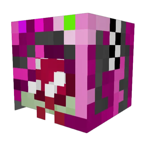 VballGurl6 Minecraft avatar head, 3D render