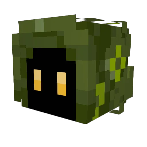 Vcrystalvine69 Minecraft avatar head, 3D render