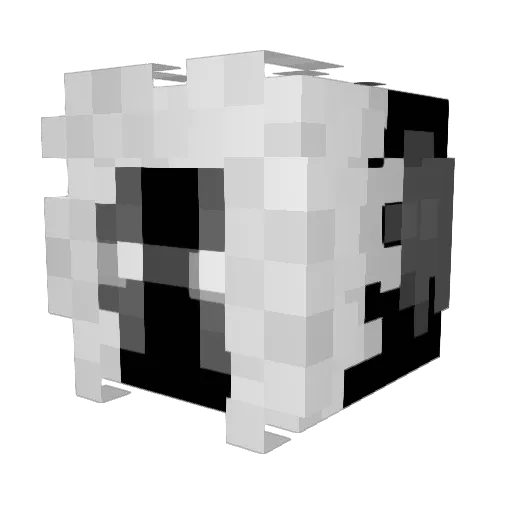 VeDroVoDy Minecraft avatar head, 3D render