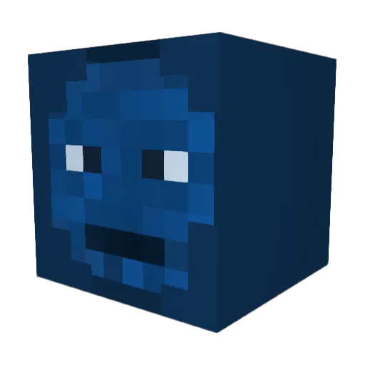 VeEiKa Minecraft avatar head, 3D render