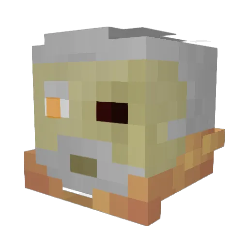 VeGoK Minecraft avatar head, 3D render