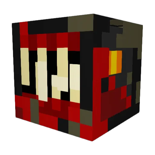 VeIhoSabio Minecraft avatar head, 3D render