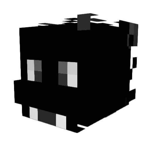 VeTR3Noy Minecraft avatar head, 3D render