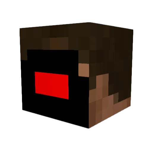 VeXeD_Legacy Minecraft avatar head, 3D render