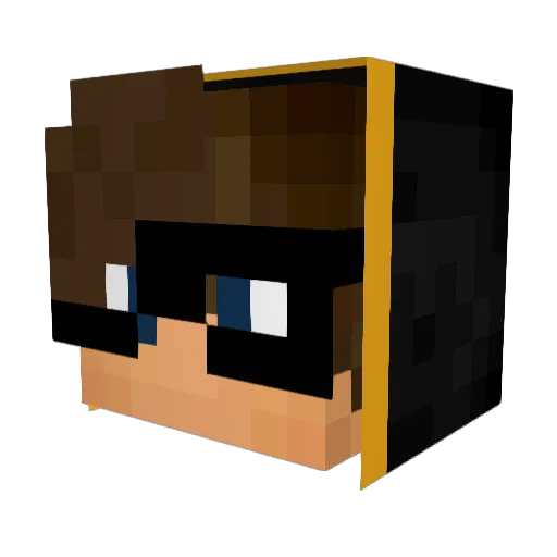 VeXuSw Minecraft avatar head, 3D render