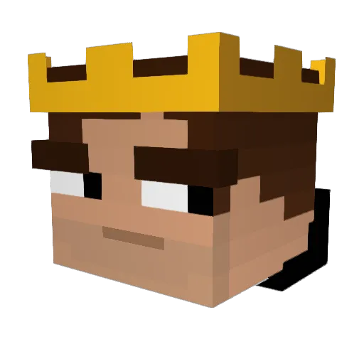VeZuu Minecraft avatar head, 3D render
