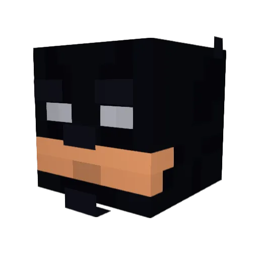 Veangce Minecraft avatar head, 3D render