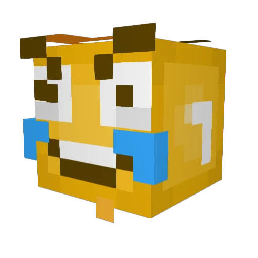 Veazienasaur Minecraft avatar head, 3D render