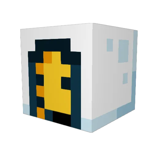 VeckansTurk Minecraft avatar head, 3D render