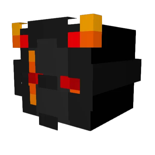 Vecktor228 Minecraft avatar head, 3D render