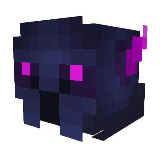 Veckyz Minecraft avatar head, 3D render