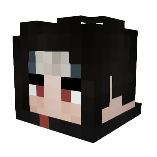 Vecos Minecraft avatar head, 3D render