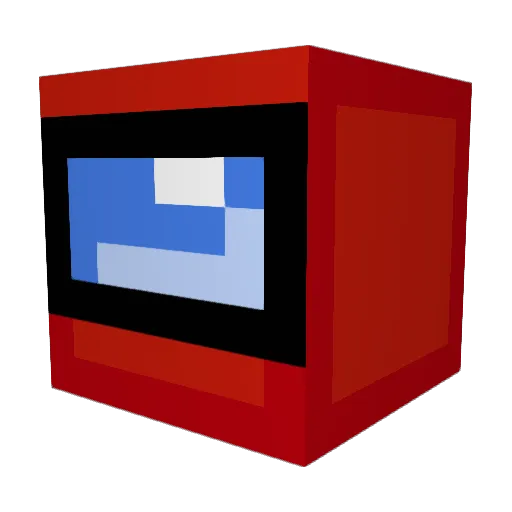 Vectivus Minecraft avatar head, 3D render