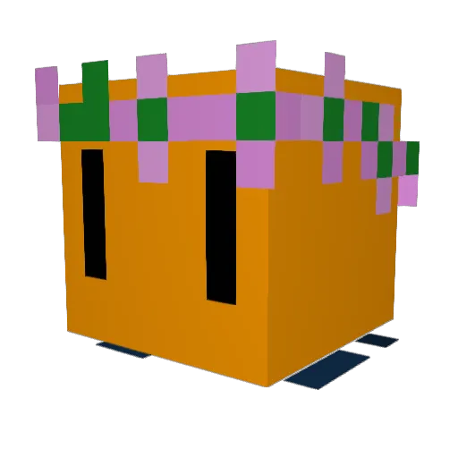 Vector535 Minecraft avatar head, 3D render