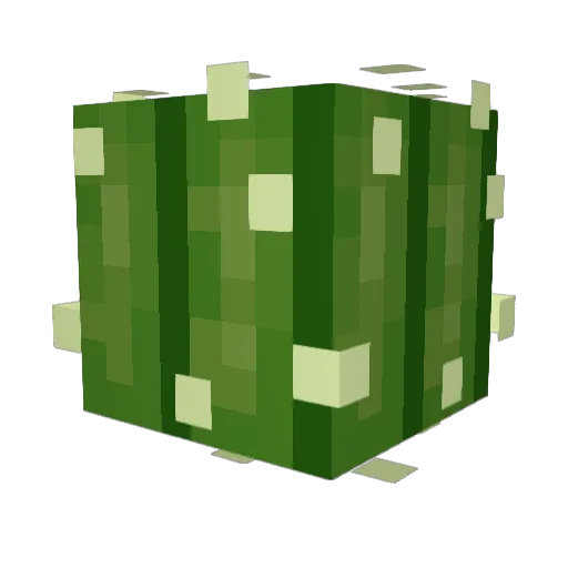 Vectorade Minecraft avatar head, 3D render