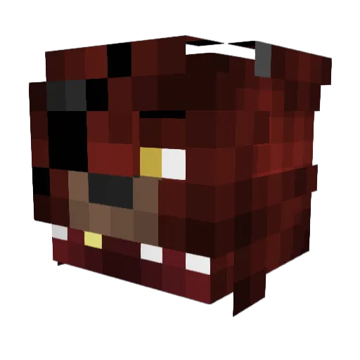 Vectro666 Minecraft avatar head, 3D render