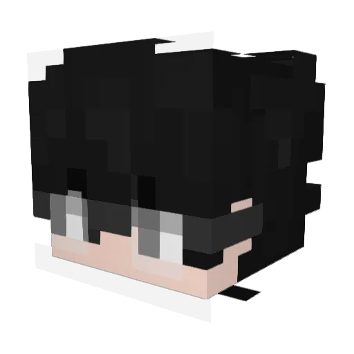 Veczo Minecraft avatar head, 3D render