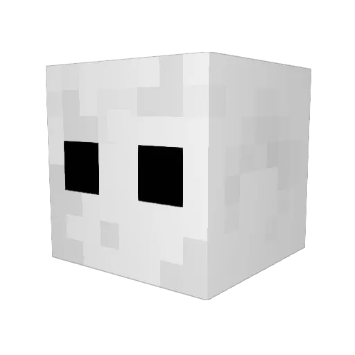 Vedejas Minecraft avatar head, 3D render