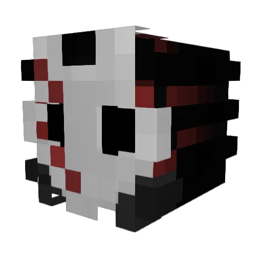 VeeV6v Minecraft avatar head, 3D render