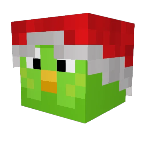VeeVeeChan666 Minecraft avatar head, 3D render