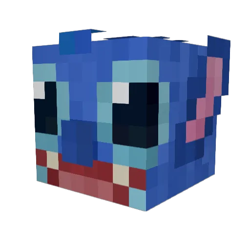 VeeYisusS Minecraft avatar head, 3D render