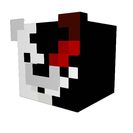 VeenaWalker Minecraft avatar head, 3D render