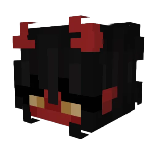 Veenality Minecraft avatar head, 3D render