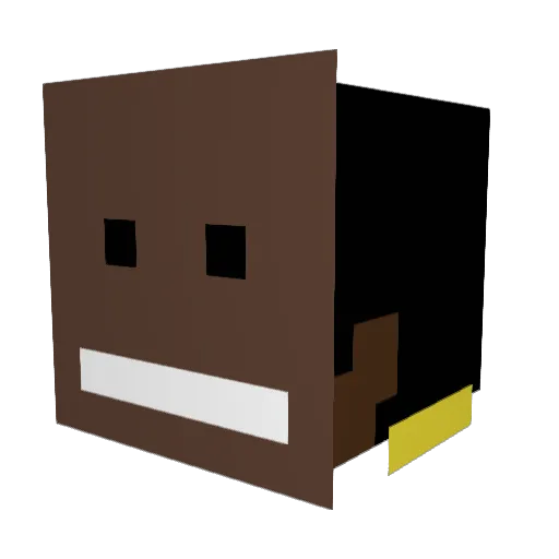 Veer_Gokhale Minecraft avatar head, 3D render