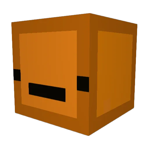 Veerdux Minecraft avatar head, 3D render