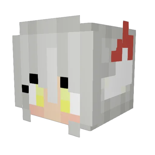 VeerusTheArtist Minecraft avatar head, 3D render