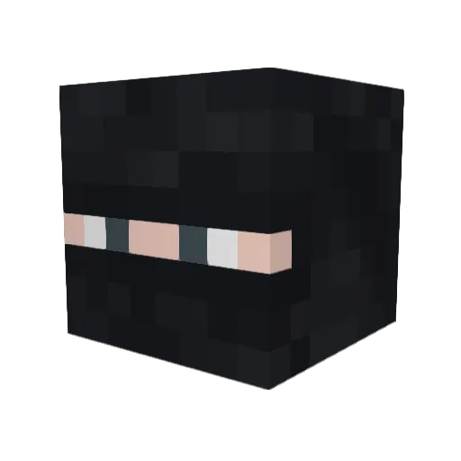 Veevuh Minecraft avatar head, 3D render