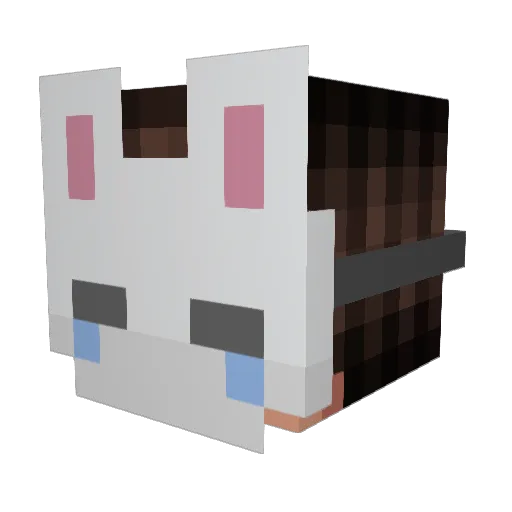 Vegah_ Minecraft avatar head, 3D render
