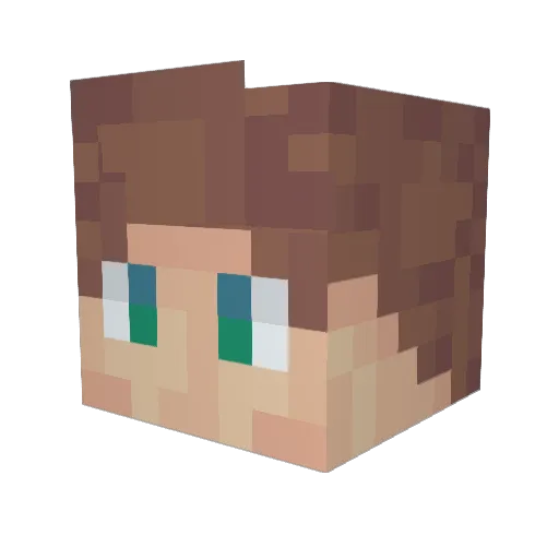 Vegardo94 Minecraft avatar head, 3D render
