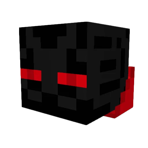 Vegax_ Minecraft avatar head, 3D render