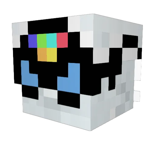 VegitoBlack99 Minecraft avatar head, 3D render