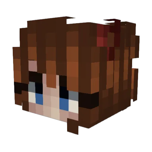 VehrLyxir Minecraft avatar head, 3D render