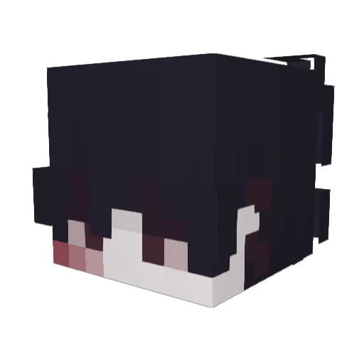 VeilJester Minecraft avatar head, 3D render