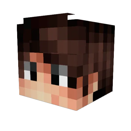 Veinoukos Minecraft avatar head, 3D render