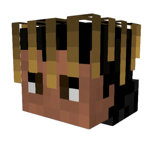 Vejas_dievas Minecraft avatar head, 3D render