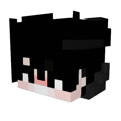 Vekhino Minecraft avatar head, 3D render