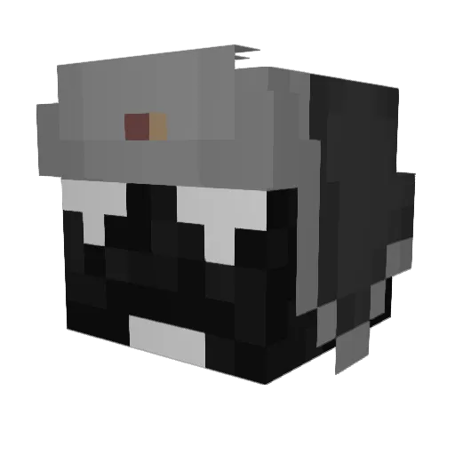 Vekorr Minecraft avatar head, 3D render