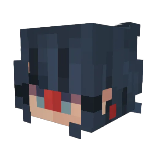 VelGud Minecraft avatar head, 3D render